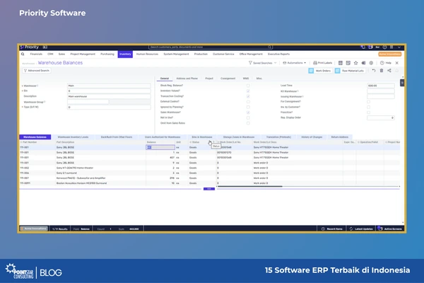 15 Software ERP Terbaik di Indonesia - Priority Software
